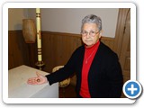 C.SISTER KATERI WITH MIRACULOUS RELIC